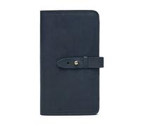 CWLPSL Portafoglio da Uomo in Pelle di Vacchetta alla Moda, con fermasoldi retrò Casual da Uomo, Regalo Preferito per Uomo (Colore: A, Dimensioni: 19 * 11 * 2 cm)