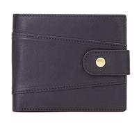 CWLPSL Portafoglio in Pelle Cerata da Uomo, retrò, Primo Strato, Multi-Card, Pochette, Regalo per Padre, Figlio e Marito (Colore: Nero, Dimensioni: 12 * 10 * 2,5 cm)