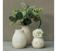 CwlwGO Set di vasi rustici in ceramica, piccoli vasi bohémien per la decorazione della casa di campagna, vaso decorativo, decorazione della fattoria, decorazioni per la casa per soggiorno, decorazione