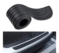 CWMAD Paracolpi Paraurti Posteriore per VW Touran 1T1 1T2 2003-2010, Strisce AntiGraffio per Paraurti Auto Protettore del Bagagliaio in Gomma AntiGraffio,Bla-CK