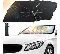 CWMBM Parasole Auto per Mercedes Benz Classe A W176 2012-2018, Nero, 79 cm x 140 cm, Ombrello Auto per Parabrezza