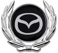 CWMLB 3D Metallo Stemmi Adesivo Auto per Mazda MX-5 Miata NA NB NC ND 1990-2019 2020 2021 2022 2023, Tronco Logo Adesivi Emblema Auto Distintivo Emblema Adesivo Adesivo per Auto in Metallo