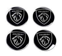 CWMLB Confezione da 4 Coprimozzi Ruota per Peugeot 5008 4008 3008 2008 508 408 308 208 56mm,Coprimozzi Auto Adesivo Copricerchio Copertura Centrale Ruota Auto Adesivo Badge