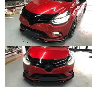CWMMS Auto Paraurti Spoiler Frontali per Renault Clio 4 2011-2019, Protezione per Paraurti Anteriore per Auto Labbro per Spoiler per Auto Spoiler per Labbro Anteriore