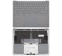 CWONCONGOIN Parti di ricambio per computer portatili Microsoft Surface 3/4/5 tastiera UK da 13,5 pollici con guscio C/touch board (grigio) accessori