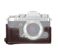 CWONCONGOIN Protezione Sostitutiva per Fotocamera Base a Mezza Custodia in Pelle Filo da 1/4 di Pollice per for FUJIFILM X-T3/X-T2