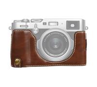 CWONCONGOIN Protezione Sostitutiva per Fotocamera Base a Mezza Custodia in Pelle PU da 1/4 di Pollice per for FUJIFILM X100V