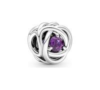 CWOne Designs Charm in argento Sterling con pietra portafortuna per braccialetti e collane Pandora, Small, Argento sterling