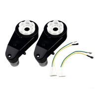 CWOQOCW 2 PZ Elettrico Ride On Car Gearbox Sostituzione RS555 24V 40000RPM Motore Per Bambini Ride On Auto Motore Ad Alta Coppia Facile Installare Nero