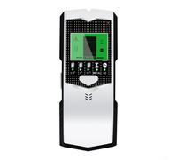 CWOQOCW Analizzatore LCD ad alta definizione della parete che rileva borchie metalliche, strutture di legno e cavi CA in tensione con calibrazione automatica e AC, argento