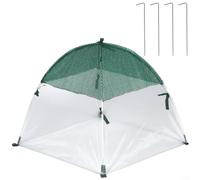 CWOQOCW Barriera per insetti, copertura per piante, trasparente, mini serra con paletti, protezione dalle intemperie per giardino all'aperto (D)