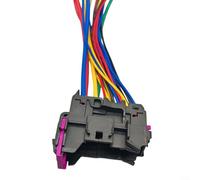 CWOQOCW Cablaggio per A3 per A4 B7 per A6 C6 per riparazione porte TT Mk2, connettore in plastica ABS nero, adatto per numero OE 8E0972702 tutte le porte