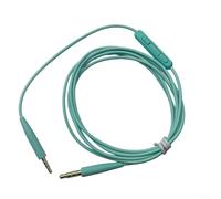 CWOQOCW Cavo audio da 14 m per cuffie Bose QC25 per QC35 II QC45 NC700 Y45 Y50 rame senza ossigeno con microfono per pendolarismo verde