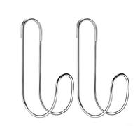 CWOQOCW Confezione da 2 ganci da parete per garage, resistenti supporti per tubo da giardino, ganci per montaggio a parete, organizer per tubi in acciaio inox per rubinetto esterno