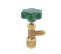 CWOQOCW CT341 Aria Condizionata Rubinetto Valvola Apribottiglie 7/16 28UNF Filo In Acciaio Inox Ottone Strumento di Refrigerazione Con Rondella di Gomma Cloroprene Connettore SAE