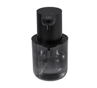 CWOQOCW Dispenser automatico di sapone schiumoso touchless, 400 ml, con ricarica USB, design impermeabile IPX5, 4 livelli regolabili per bagno e cucina, montaggio a parete bianco (schiuma stile nero)