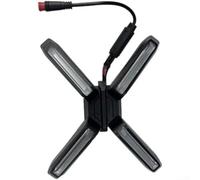 CWOQOCW Fanale anteriore a forma di X per scooter elettrico ZT3Pro, super luminoso, impermeabile, per guida notturna (1 pezzo)