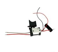CWOQOCW Interruttore a grilletto per trapano elettrico, batteria al litio, ricambio senza fili, controllo della velocità del trapano, interruttore a grilletto con piccola luce (casuale)