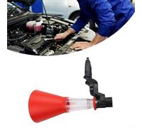 CWOQOCW Kit di imbuto per olio filettato a prova di perdite con filtro schermo, strumento di sostituzione dell'olio motore in plastica con dispositivo per un facile utilizzo a mani libere