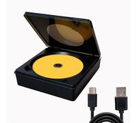 CWOQOCW Lettore CD esterno per auto con USB per sistemi di navigazione Android, qualità audio senza perdita di qualità, design compatto del PC 162X151x44cm, unità nera