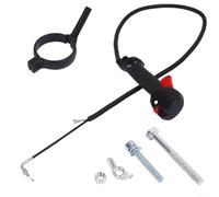 CWOQOCW Leva di controllo dell'acceleratore in plastica nera per redmax EBZ8550 e EBZ8550RH zaino foglie soffiatore per uso giardino