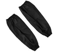 CWOQOCW Manicotti impermeabili e oleosi, copertura elastica per polsi e gomiti, strumento protettivo da cucina (nero)