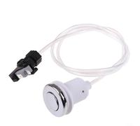 CWOQOCW Manopola per interruttore della pressione dell'aria, 16 A, 250 V, per vasca da bagno, spa, pulsante pneumatico da 63 mm, perno nero, bianco, ABS, PVC, acciaio inossidabile, 28 mm, 32 mm