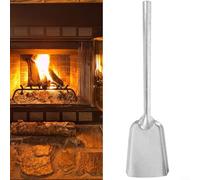 CWOQOCW Pala per carbone di ferro, strumento per la pulizia del camino, set per la rimozione della cenere, manico lungo, per camino, barbecue, giardinaggio, terreno, manipolazione dei rifiuti, 410 x