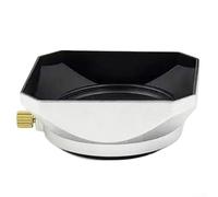 CWOQOCW Paraluce quadrato in metallo, 46 mm, paraluce quadrato per fotocamere mirrorless, design portatile, migliora il controllo dell'esposizione (argento)