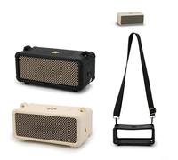 CWOQOCW Per Marshall Emberton Custodia per altoparlante in silicone con tracolla regolabile antiurto custodia protettiva rigida organizer portatile da viaggio (metro bianco)