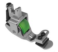CWOQOCW Piedino regolabile per macchina da cucire industriale, T351, strumento per arricciare orlo, larghezza 1-3 mm, struttura in acciaio e metallo (ruota in gomma)