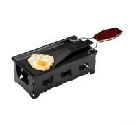 CWOQOCW Portatile Mini Fonduta di Formaggio Hotpot Set Candela Alimentato In Acciaio Inox Dispositivo di Cottura Con Vassoio Antiaderente Per Indoor Outdoor Camping