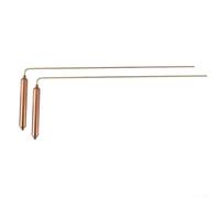 CWOQOCW Rame Divining Rod Metal Detecting Tool Set Con Pendolo Per Acqua Oro Metal Detection 13.4 Pollice Lunghezza (C)