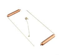 CWOQOCW Rame Divining Rod Metal Detecting Tool Set Con Pendolo Per Acqua Oro Metal Detection 13.4 Pollice Lunghezza (A)