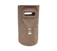 CWOQOCW Secchio pieghevole portatile, contenitore da campeggio, secchio pieghevole in PVC, secchio per acqua pieghevole, per campeggio, pesca e uso all'aperto (15 l, marrone)