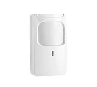 CWOQOCW Sensore di movimento PIR, rilevamento a doppia tecnologia, bianco, 125 x 42 x 71 mm, gamma 8-12 m, temperatura da -30 °C a 75 °C, immunità agli animali domestici sotto i 10 kg, montaggio a