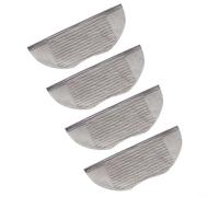 CWOQOCW Set di 4 panni in microfibra grigi compatibili con Medion per robot aspirapolvere X40 SW MD20040