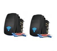 CWOQOCW Starlink SPST a 5 pin per interruttore a levetta per mini antenna, gestione dell'alimentazione 12 V CC 24 V, sistema di alloggiamento in ABS di grado marino, nero per configurazione off-grid