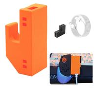 CWOQOCW Supporto per GameSir X5 Lite, supporto compatto per schermo con porta completa per l'accesso, staffa leggera per PC per configurazione di gioco mobile, bianco, grigio, nero (arancione)