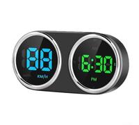 CWOQOCW Tachimetro multicolor dell'esposizione di GPS Head Up con il sistema di monitoraggio della velocità di km/h MP/H dell'orologio digitale per il cruscotto dell'automobile