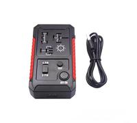 CWOQOCW Tester relè wireless da 12 V per diagnostica automobilistica a 4 pin con alimentazione USB o al litio, indicatori LED e luce laterale (USB)
