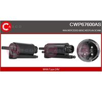 CWP67600AS CASCO Pompa acqua lavaggio, Pulizia cristalli per ,MAN,MERCEDES-BENZ,