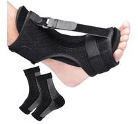 CWPFVQA 1 Ortesi Per Stretching, 1 Paio Di Calzini Alla Caviglia, Supporto Per Riabilitazione Plantare, Correttore Di Eversione, Stecca Regolabile, Tutore Per Caviglia