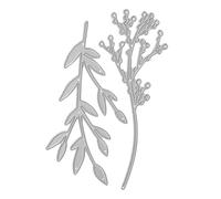CWPFVQA 1 Pezzo di Foglie in Acciaio al Carbonio, Biglietti D'Auguri Fai da Te Fatti A Mano, Decorazioni per Biglietti D'Auguri, Ornamenti per Biglietti D'Auguri per Piante