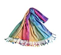 CWPFVQA 1 Pezzo Sciarpa Color Arcobaleno, Sciarpa Vintage, Sciarpa da Donna, Sciarpa da Donna, Sciarpa Elegante, Sciarpa Multifunzionale, Accessori di Abbigliamento
