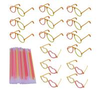 CWPFVQA 10 Bicchieri Rotondi E 5 Bicchieri A Forma Di Cuore, Giocattoli Con Bastoncini Luminosi, Occhiali Luminosi, Bicchieri Per Feste, Forniture Per Feste, Giocattoli Luminosi