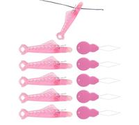 CWPFVQA 10 Pezzi Infila Aghi in Plastica Infila Aghi Creativi Gadget per Infilare Accessori per Cucire Fai da Te