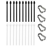CWPFVQA 20 Punte per Penna Stilo, 2 Clip per Penna, Punte per Penna Touch Screen, Punte per Penna Touch Screen, Penne Touch Screen Intercambiabili, Adatte per Telefoni Cellulari E Tablet, ECC.