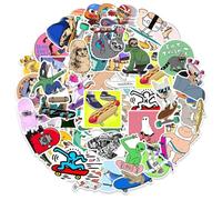 CWPFVQA 200 Adesivi A Tema Skateboard, Adesivi Creativi per Graffiti, Adesivi Decorativi, Adesivi per Cartoni Animati, Possono Essere Utilizzati per Decorare Frigoriferi, Tazze d'Acqua E Quaderni