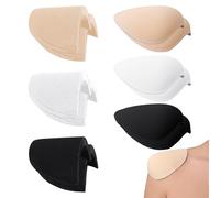 CWPFVQA 3 Paia di Spalline Senza Cuciture E 3 Paia di Spalline in Schiuma, Spalline Autoadesive, Spalline Rimovibili, Spalline Riutilizzabili, Spalline Cucite